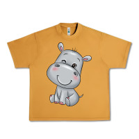 Peanut Butter hippo Urban Heavy Tee - texasbilliewilder