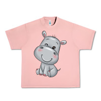 Salmon hippo Urban Heavy Tee - texasbilliewilder