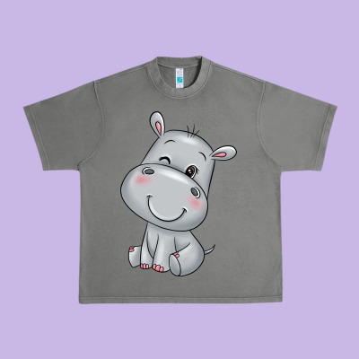 Hippo Urban Heavy Tee Designed By Texasbilliewilder