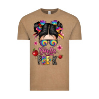 Vintage Coffee hello pre k Vintage Tee - texasbilliewilder
