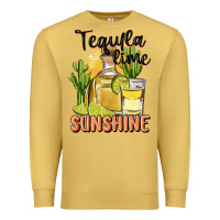 Antique Gold tequila lime sunshine Premium Sweatshirt - MaliasSmallBusiness