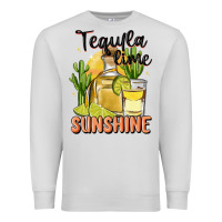 Dove Grey tequila lime sunshine Premium Sweatshirt - MaliasSmallBusiness