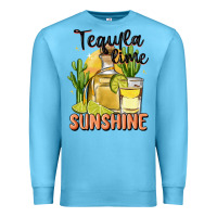 Ocean Blue tequila lime sunshine Premium Sweatshirt - MaliasSmallBusiness