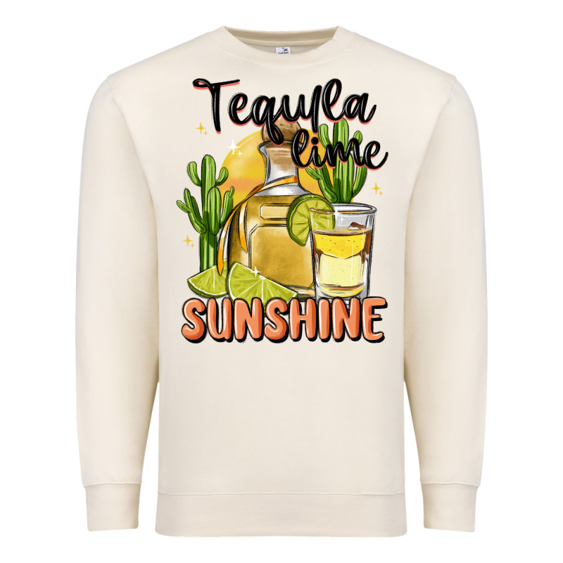 Tequila Lime Sunshine Premium Sweatshirt by MaliasSmallBusiness | Teevron