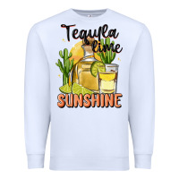 White tequila lime sunshine Premium Sweatshirt - MaliasSmallBusiness
