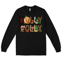 Black holly jolly Long Sleeve Tee - FaDigitalArtStudio
