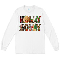 White holly jolly Long Sleeve Tee - FaDigitalArtStudio