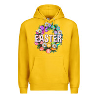 Lemon Easter with eggs and daisy Premium Hoodie - NancyCooperArtShop