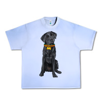 Grape Ice labrador retriever with overflow Urban Heavy Tee - texasbilliewilder