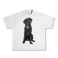 Lunar Rock labrador retriever with overflow Urban Heavy Tee - texasbilliewilder