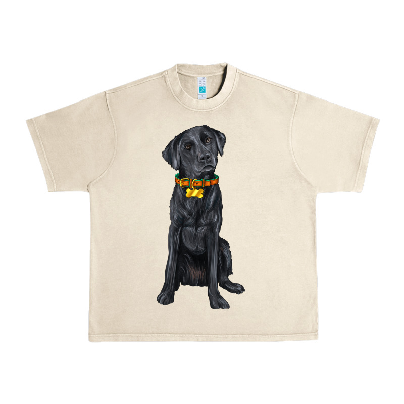 Labrador Retriever With Overflow Urban Heavy Tee by texasbilliewilder | Teevron
