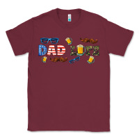 Burgundy dad life  libbey glass Classic Tee - HRA Design Shop
