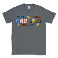 Charcoal Heather dad life  libbey glass Classic Tee - HRA Design Shop