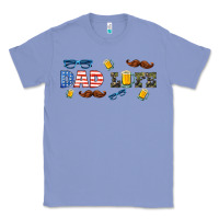 Colony Blue dad life  libbey glass Classic Tee - HRA Design Shop