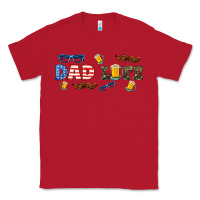 Red dad life  libbey glass Classic Tee - HRA Design Shop