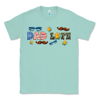 Seafoam dad life  libbey glass Classic Tee - HRA Design Shop