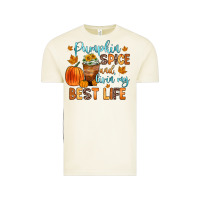 Vintage Arctic pumpkin spice and livin  my best life Vintage Tee - Zillion Design Studio
