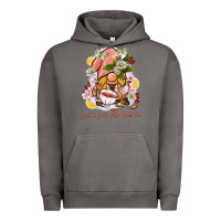 Pigment Tornado just a girl who loves tea gnome Urban Hoodie - BarkalooDesign