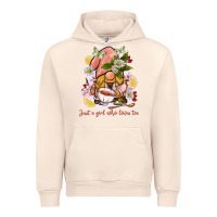 Sandshell just a girl who loves tea gnome Urban Hoodie - BarkalooDesign