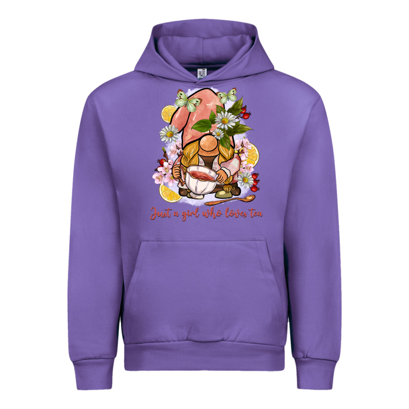 Just A Girl Who Loves Tea Gnome Urban Hoodie by BarkalooDesign | Teevron