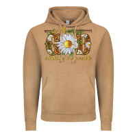 Vintage Camel With God all things are possible with daisy Vintage Hoodie - texasbilliewilder