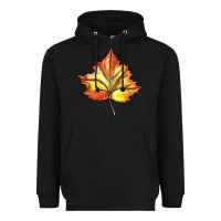 Black withered leaf Heavyweight Hoodie - BarkalooDesign