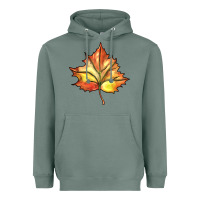Sage withered leaf Heavyweight Hoodie - BarkalooDesign