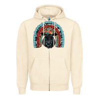 Sandshell black angus  rainbow Zipper Hoodie - JahusDesignShop