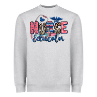 Heather Grey nurse educator Heavyweight Sweatshirt - RanaPortraitStore