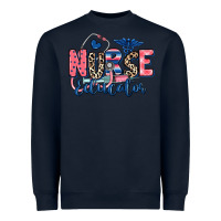 Navy nurse educator Heavyweight Sweatshirt - RanaPortraitStore