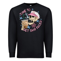 Black time to get ship faced Premium Sweatshirt - MaliasSmallBusiness