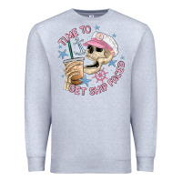 Heather Grey time to get ship faced Premium Sweatshirt - MaliasSmallBusiness