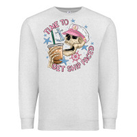 Oatmeal Heather time to get ship faced Premium Sweatshirt - MaliasSmallBusiness
