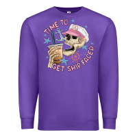 Purple time to get ship faced Premium Sweatshirt - MaliasSmallBusiness