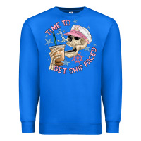 True Royal time to get ship faced Premium Sweatshirt - MaliasSmallBusiness