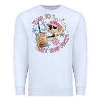White time to get ship faced Premium Sweatshirt - MaliasSmallBusiness