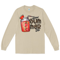 Mushroom summer Long Sleeve Tee - CowhideDigitalArt