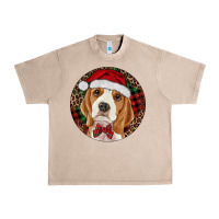 Beagle Christmas Ornament Urban Heavy Tee | Teevron