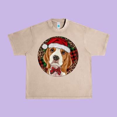 Beagle Christmas Ornament Urban Heavy Tee Designed By Ranaportraitstore