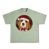 Oil Green beagle christmas ornament Urban Heavy Tee - RanaPortraitStore