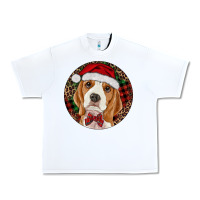 White beagle christmas ornament Urban Heavy Tee - RanaPortraitStore