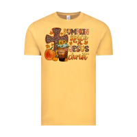 Vintage Mustard pumpkin spice and jesus christ Vintage Tee - Zillion Design Studio