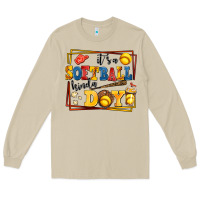 Mushroom its a softball kinda day Long Sleeve Tee - AdoDesignShop