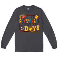 Smoke its a softball kinda day Long Sleeve Tee - AdoDesignShop