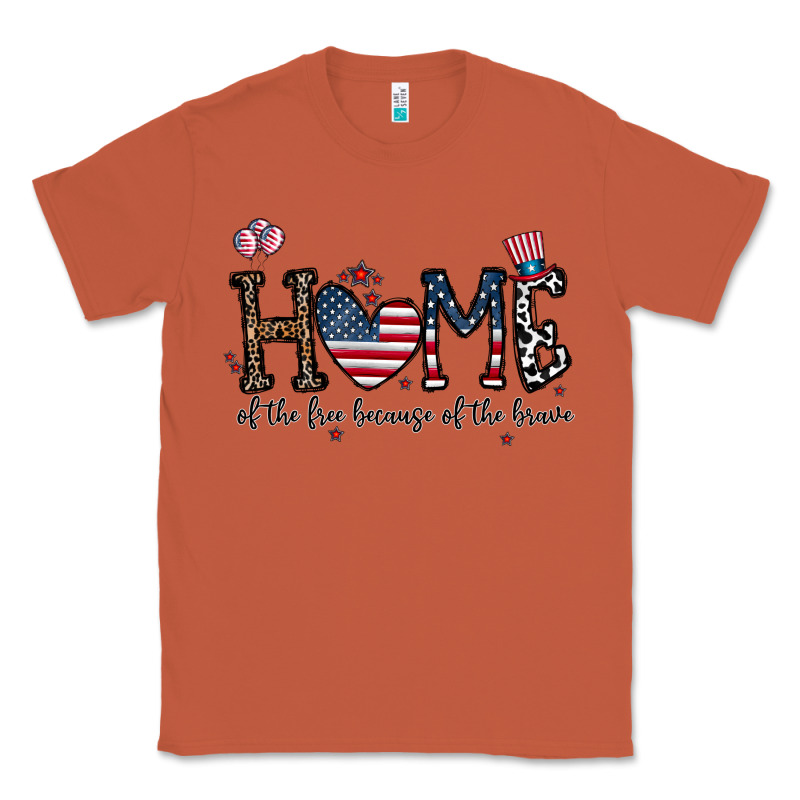Home Of The Free Beacuse Of The Brave Classic Tee by CowhideDigitalArt | Teevron