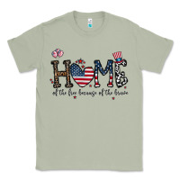Matcha home of the free beacuse of the brave Classic Tee - CowhideDigitalArt
