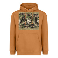 Meerkat camouflage bull skull Heavyweight Hoodie - Jasminsmagicworld