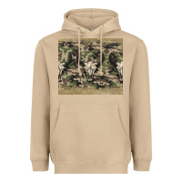 Mushroom camouflage bull skull Heavyweight Hoodie - Jasminsmagicworld