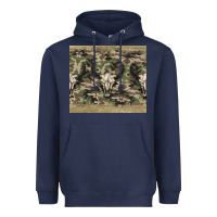Navy camouflage bull skull Heavyweight Hoodie - Jasminsmagicworld