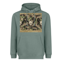 Sage camouflage bull skull Heavyweight Hoodie - Jasminsmagicworld